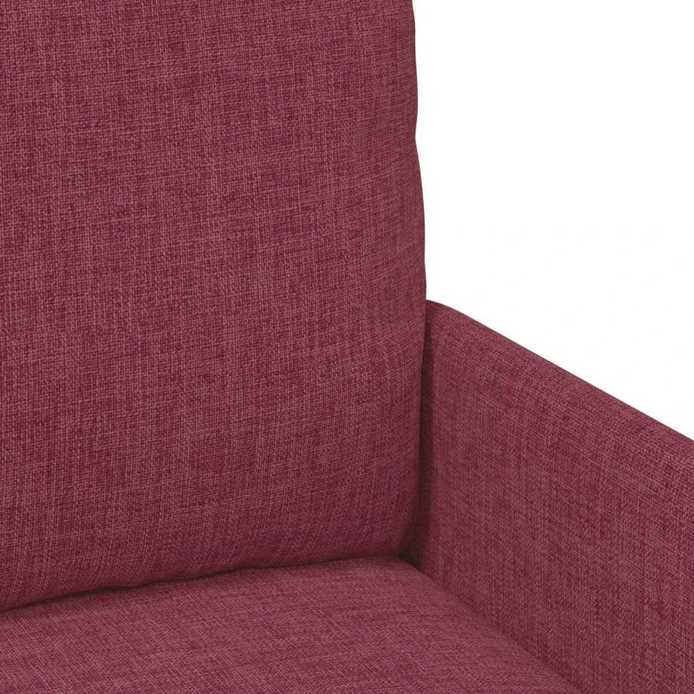 Sofa Sofų komplektai 3 vnt. Vyno raudona fanera