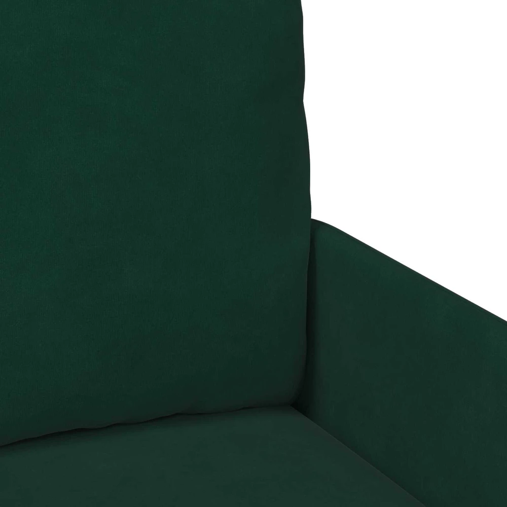 Sofa Sofų komplektai 3 vnt. Tamsiai žalia fanera