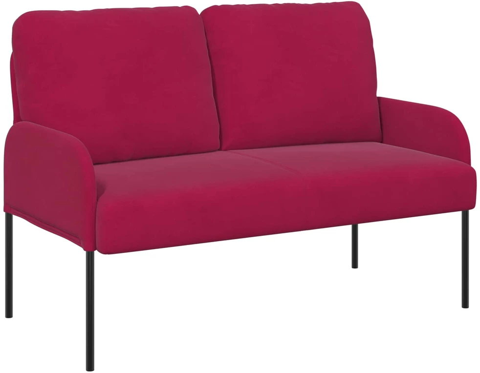 Sofa Sofų komplektai 3 vnt. Vyno raudona fanera