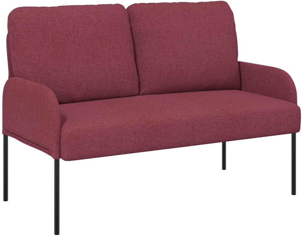 Sofa Sofų komplektai 3 vnt. Vyno raudona fanera