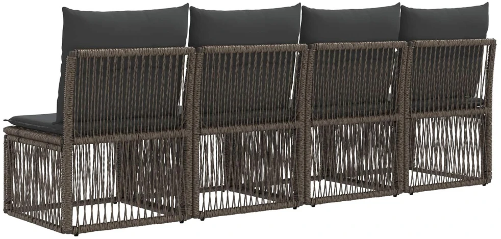 Sofa su keturiomis vietomis 4 vnt. 4-Vietų skaičius Pilka