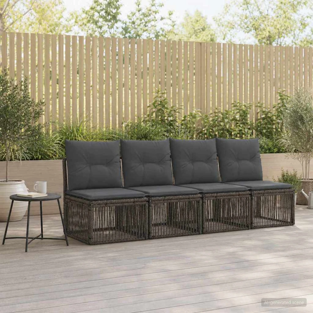 Sofa su keturiomis vietomis 4 vnt. 4-Vietų skaičius Pilka