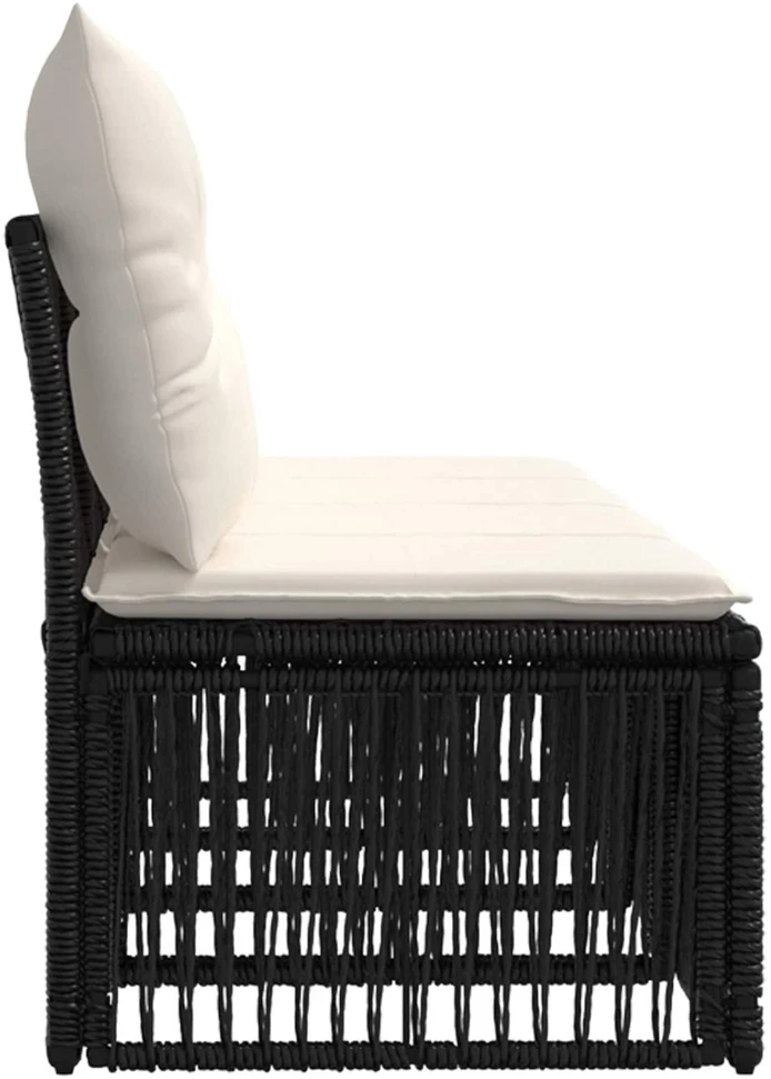 Sofa su keturiomis vietomis 4 vnt. 4-Vietų skaičius Juoda