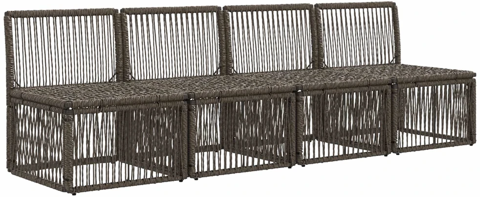 Sofa su keturiomis vietomis 4 vnt. 4-Vietų skaičius Pilka