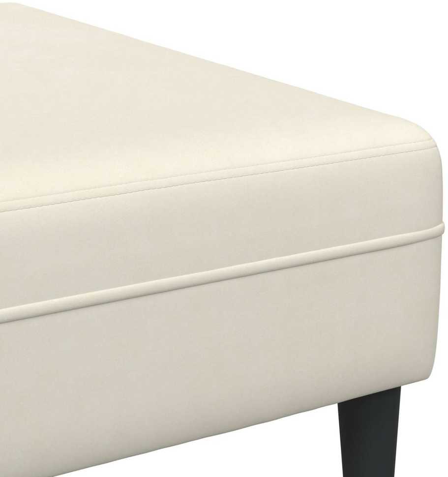 Sofa 3 vnt. Kreminė Aksomas
