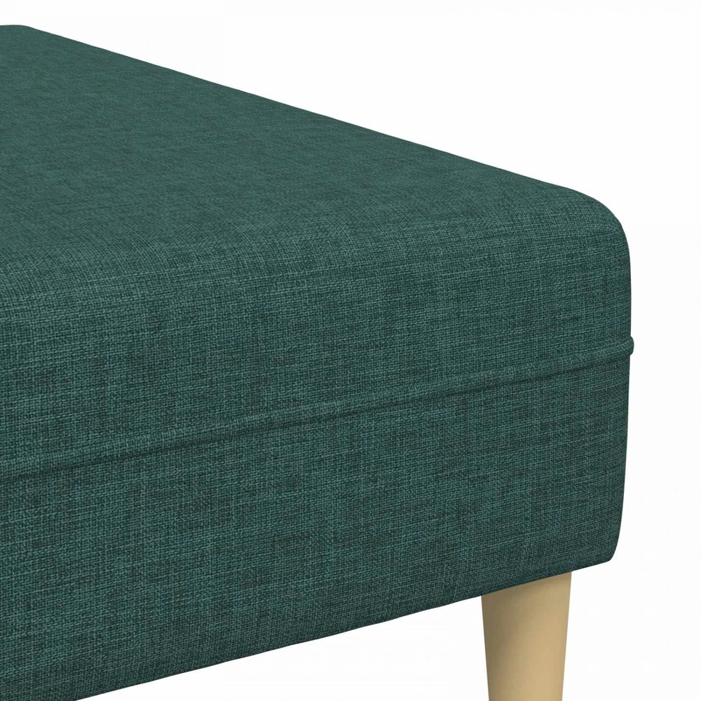 Sofa 3 vnt. Tamsiai žalia audinys