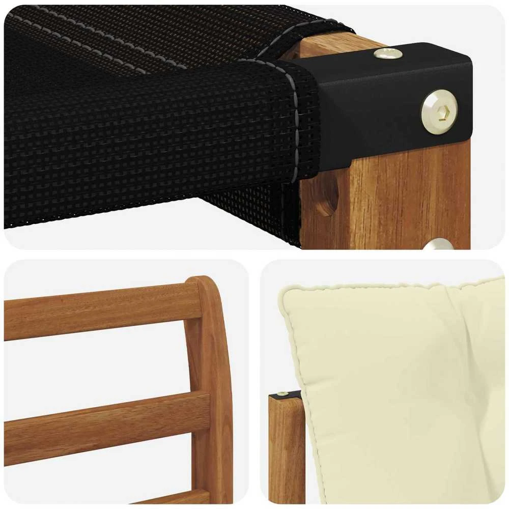 Lauko sofa Kietasis akacijos medis ir Textilene