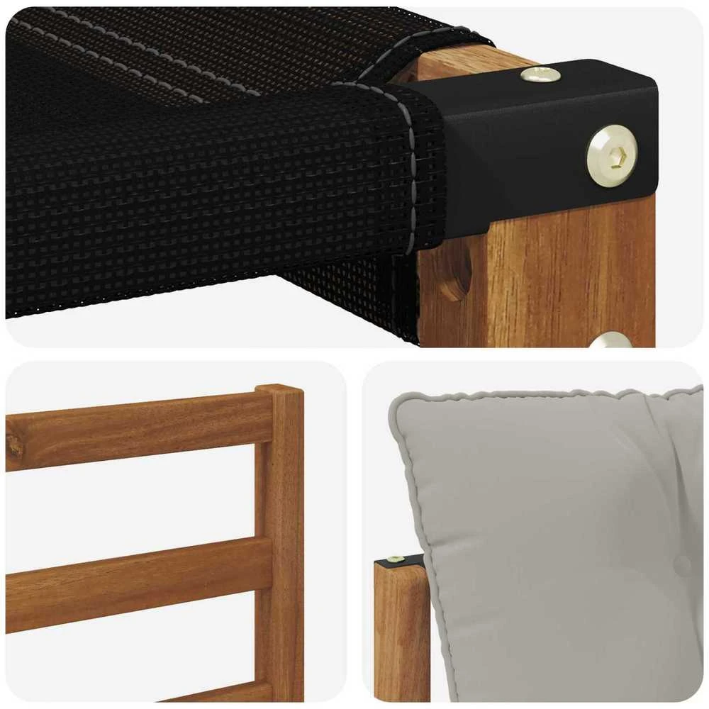 Lauko sofa Kietasis akacijos medis ir Textilene