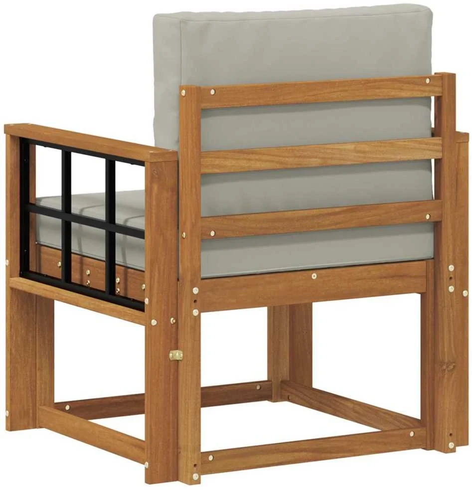 Lauko sofa Tvirta akacijos mediena ir poliesteris