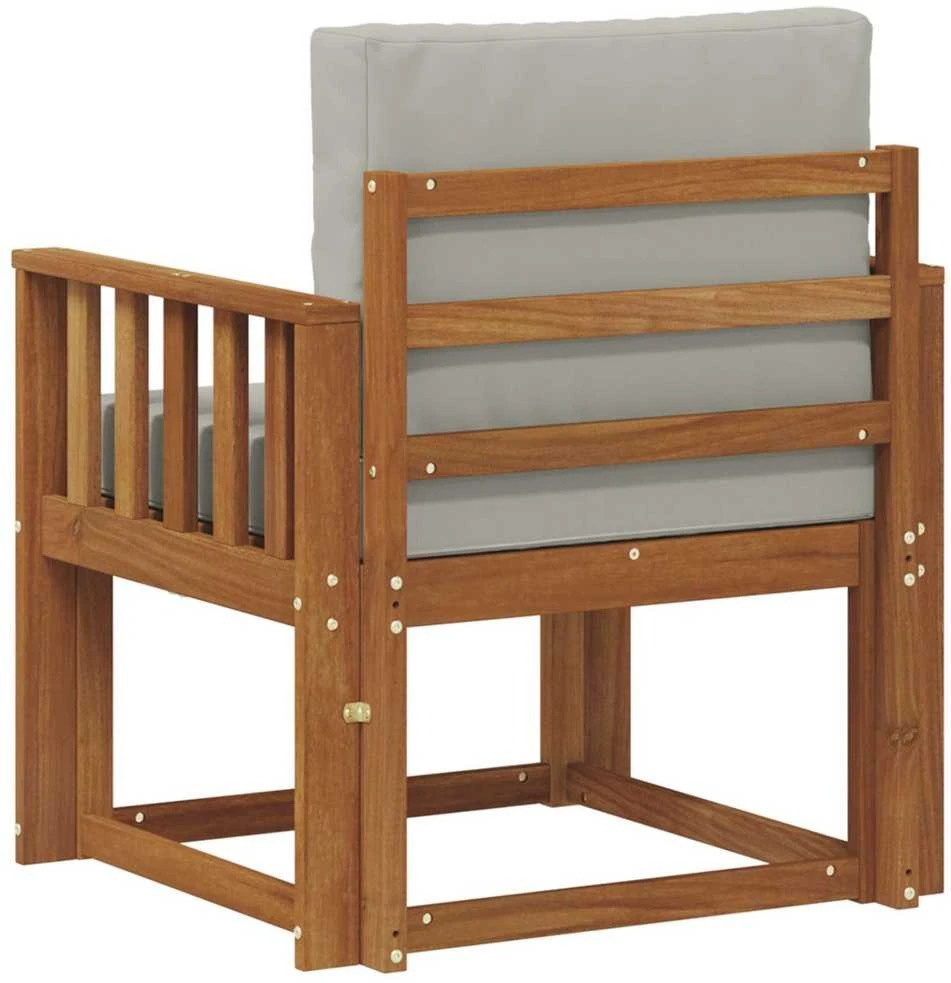 Lauko sofa Tvirta akacijos mediena ir poliesteris