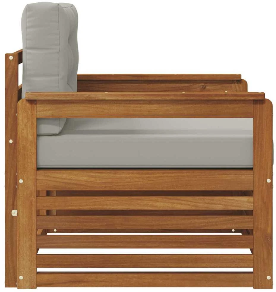 Lauko sofa Tvirta akacijos mediena ir poliesteris