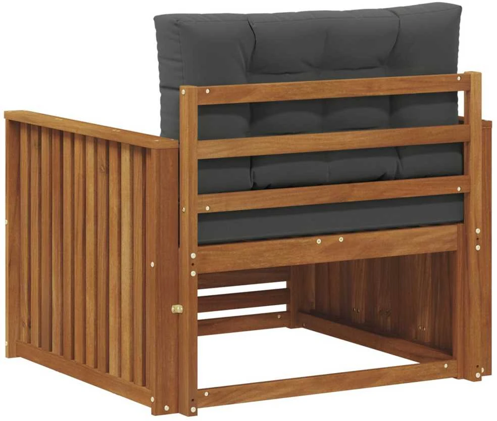 Lauko sofa Tvirta akacijos mediena ir poliesteris
