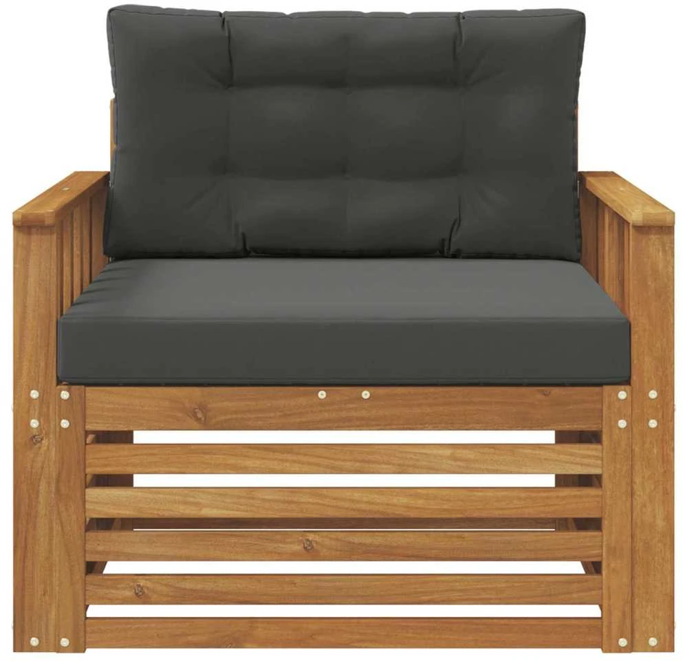 Lauko sofa Tvirta akacijos mediena ir poliesteris