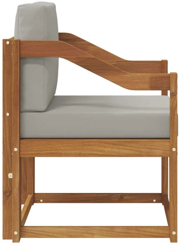 Lauko sofa Tvirta akacijos mediena ir poliesteris