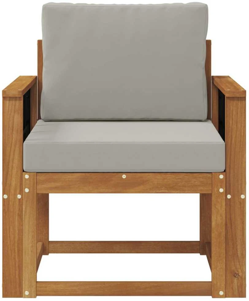 Lauko sofa Tvirta akacijos mediena ir poliesteris