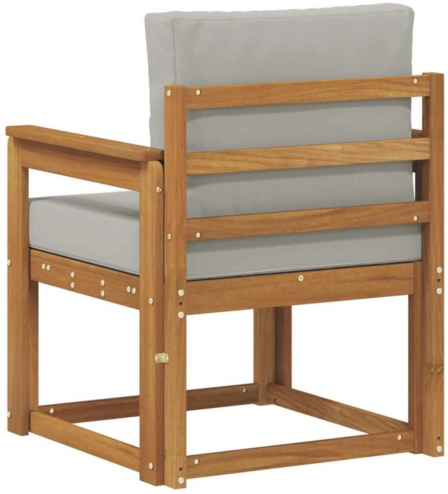 Lauko sofa Tvirta akacijos mediena ir poliesteris