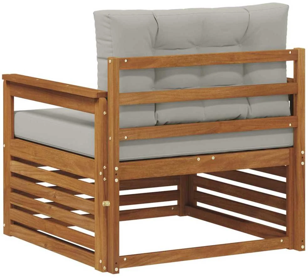 Lauko sofa Tvirta akacijos mediena ir poliesteris