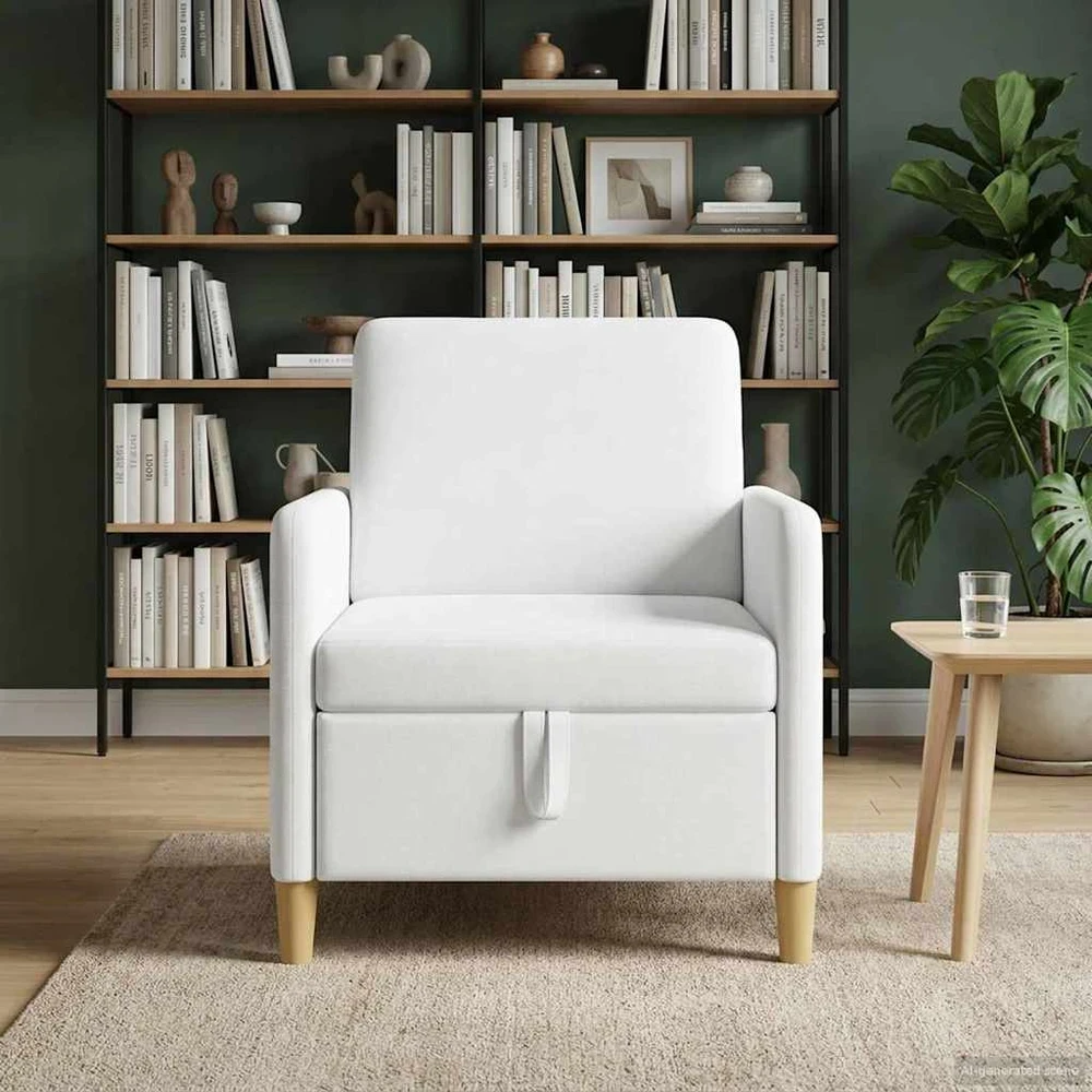 Sofa su saugojimo vieta Balta 72 x 78 x 87 cm Poliesteris