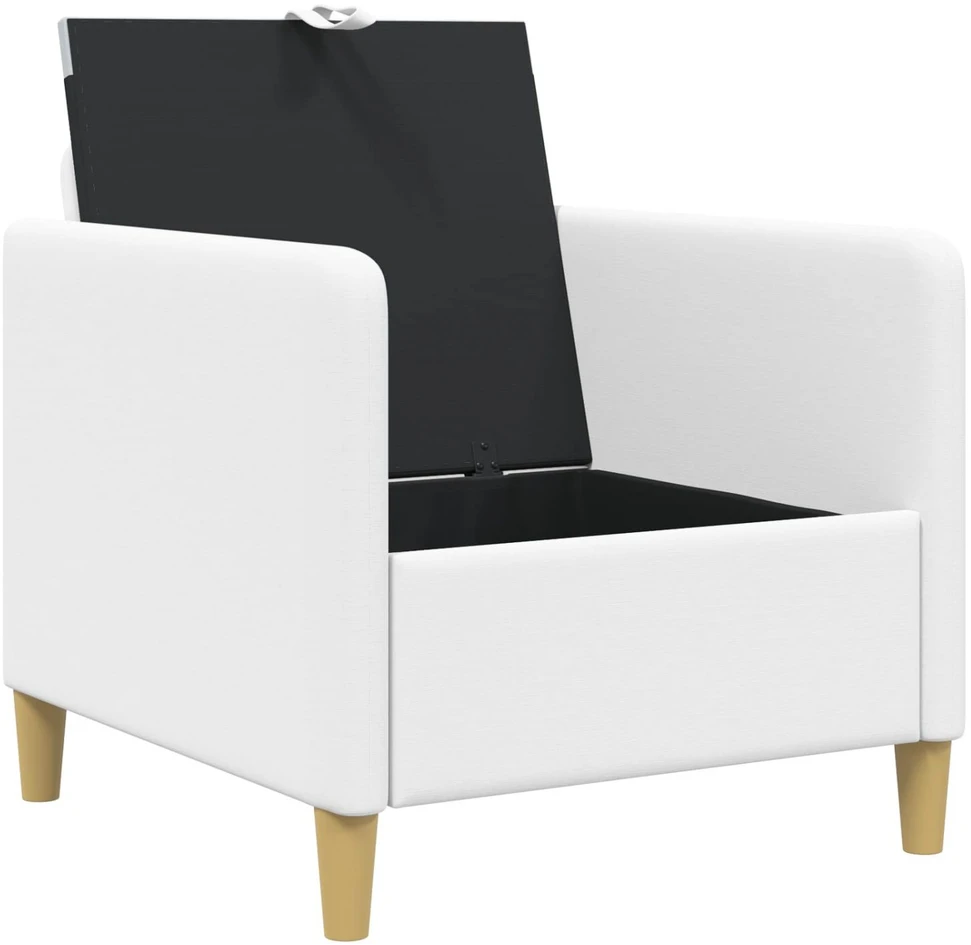 Sofa su saugojimo vieta Balta 72 x 78 x 87 cm Poliesteris
