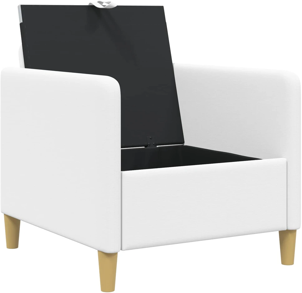 Sofa su saugojimo vieta Balta 72 x 78 x 87 cm Poliesteris