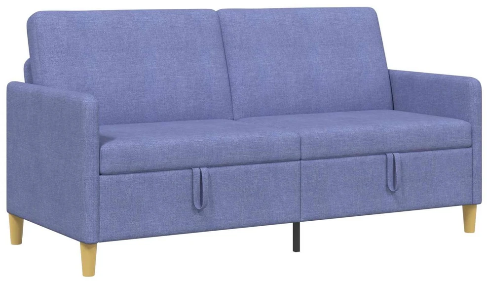 Sofa su saugojimo vieta Džinsinės mėlynos 172 x 78 x 87 cm