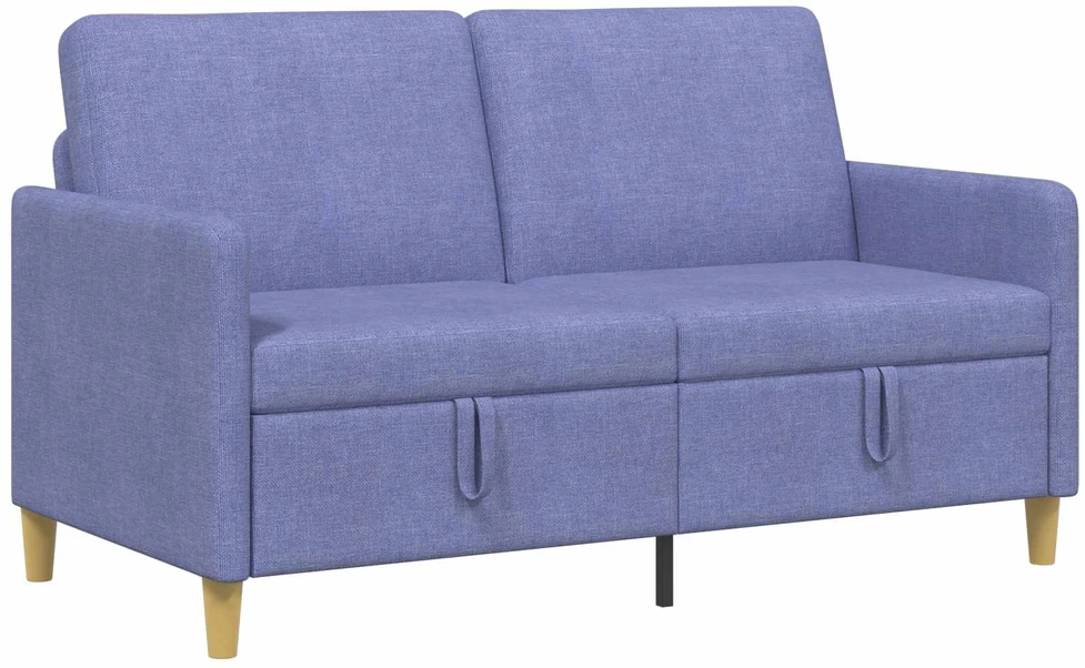 Sofa su saugojimo vieta Džinsinės mėlynos 152 x 78 x 87 cm