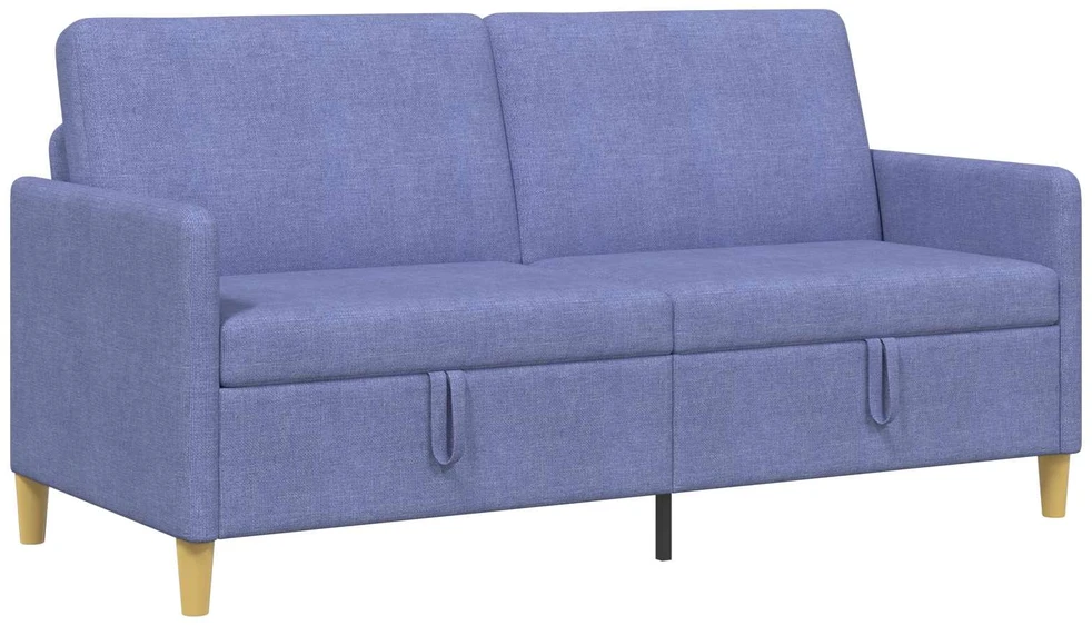 Sofa su saugojimo vieta Džinsinės mėlynos 172 x 78 x 87 cm