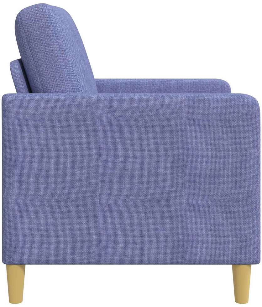 Sofa su saugojimo vieta Džinsinės mėlynos 122 x 78 x 87 cm