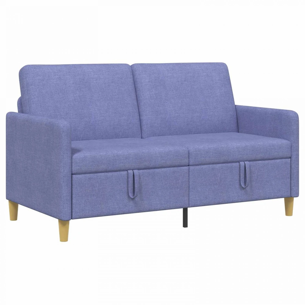 Sofa su saugojimo vieta Džinsinės mėlynos 152 x 78 x 87 cm