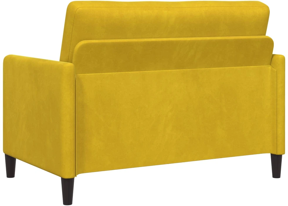 Sofa su saugojimo vieta Geltona 122 x 78 x 87 cm Poliesteris