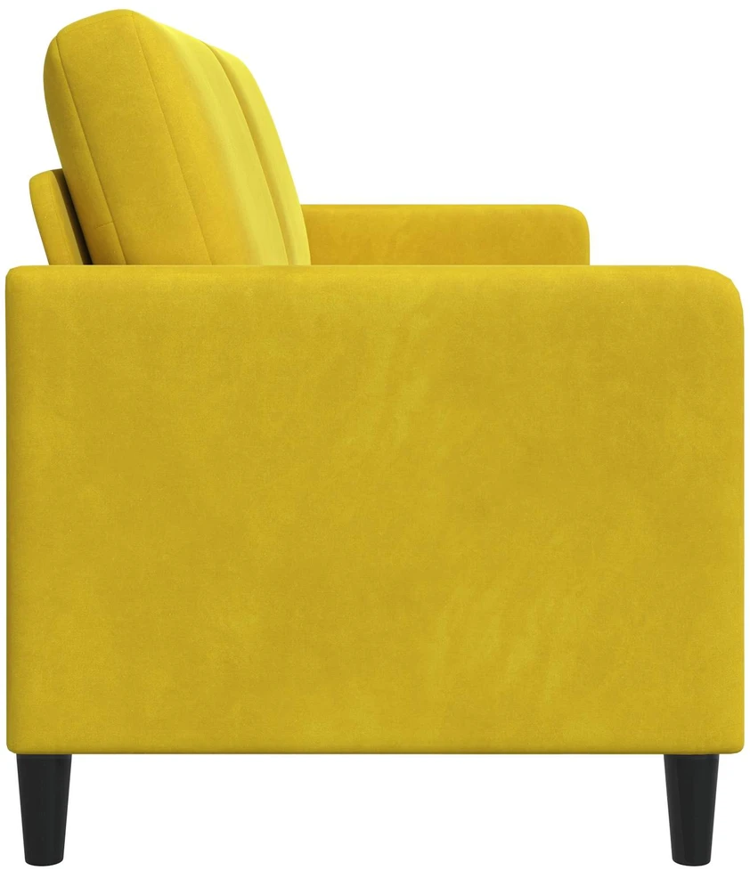 Sofa su saugojimo vieta Geltona 152 x 78 x 87 cm Poliesteris