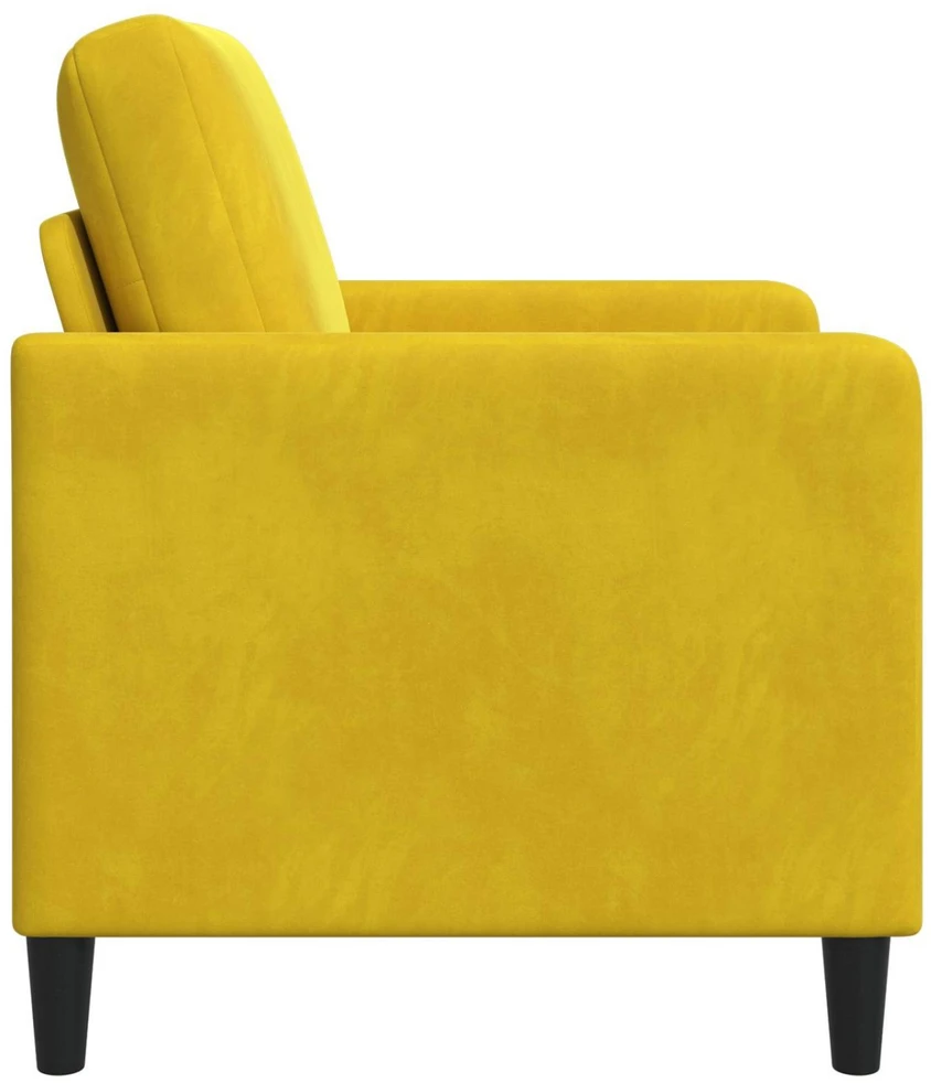 Sofa su saugojimo vieta Geltona 72 x 78 x 87 cm Poliesteris