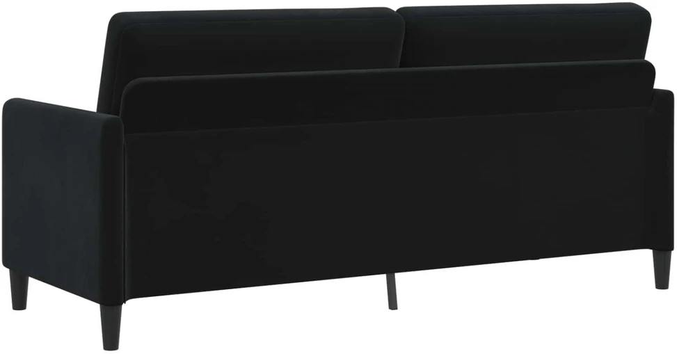 Sofa su saugojimo vieta Juoda 192 x 78 x 87 cm Poliesteris