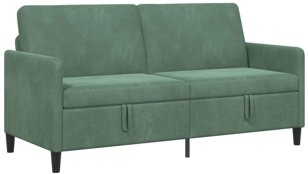 Sofa su saugojimo vieta Jūrinė žalia 172 x 78 x 87 cm