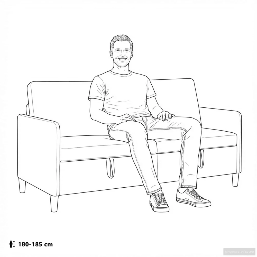 Sofa su saugojimo vieta Jūrinė žalia 172 x 78 x 87 cm