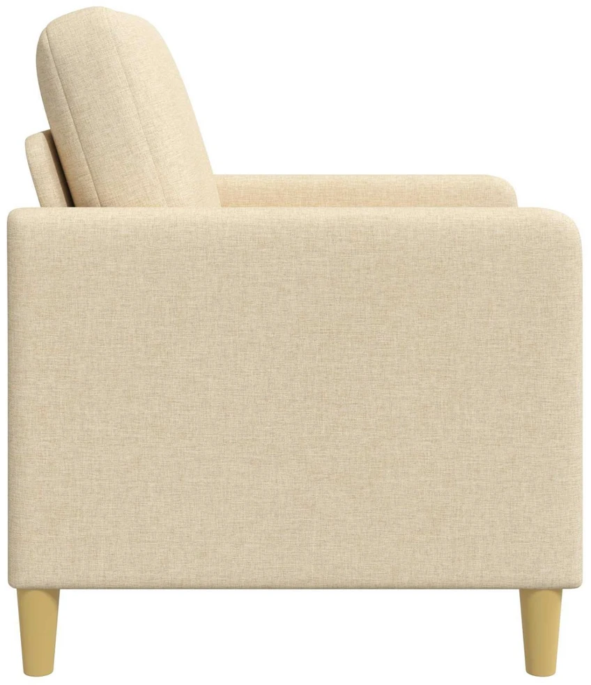 Sofa su saugojimo vieta Kreminė 122 x 78 x 87 cm Poliesteris