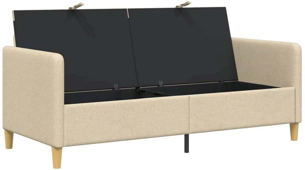 Sofa su saugojimo vieta Kreminė 172 x 78 x 87 cm Poliesteris