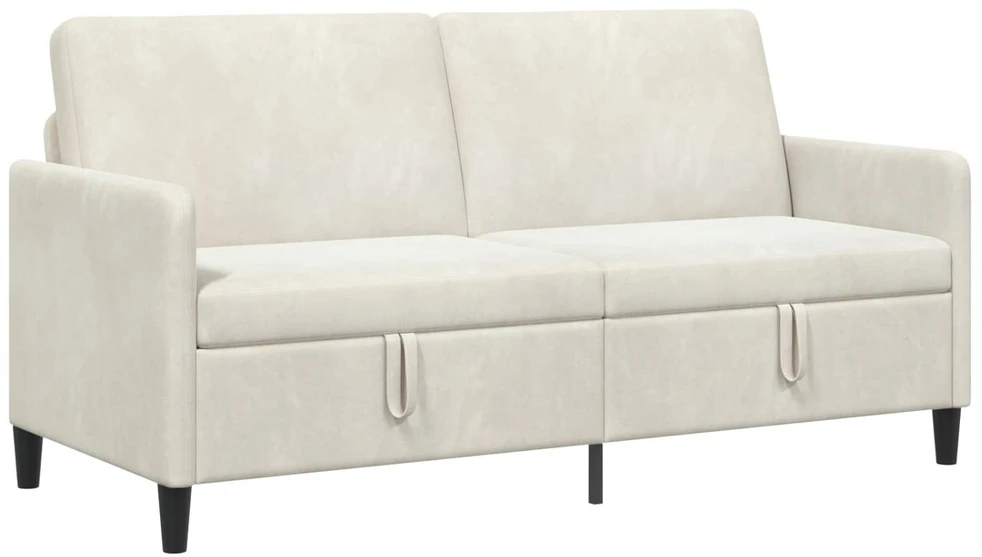 Sofa su saugojimo vieta Kreminė 172 x 78 x 87 cm Poliesteris