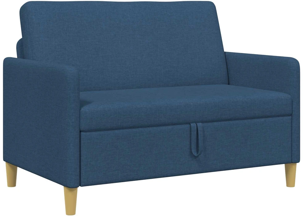 Sofa su saugojimo vieta Mėlyna 122 x 78 x 87 cm Poliesteris