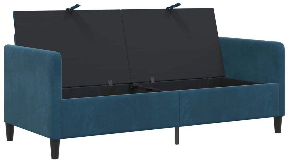 Sofa su saugojimo vieta Mėlyna 172 x 78 x 87 cm Poliesteris
