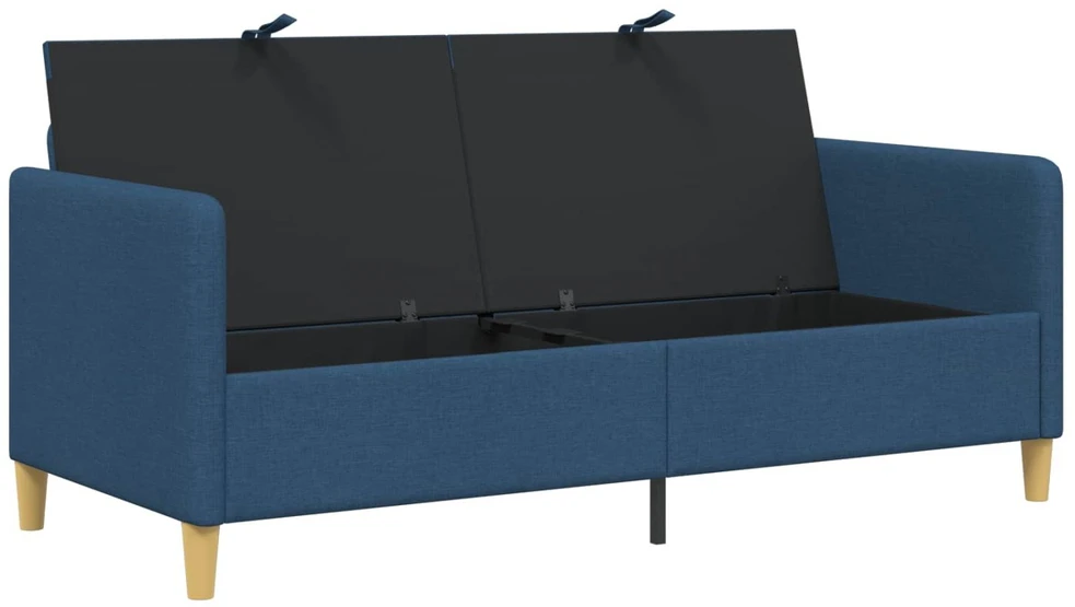 Sofa su saugojimo vieta Mėlyna 172 x 78 x 87 cm Poliesteris