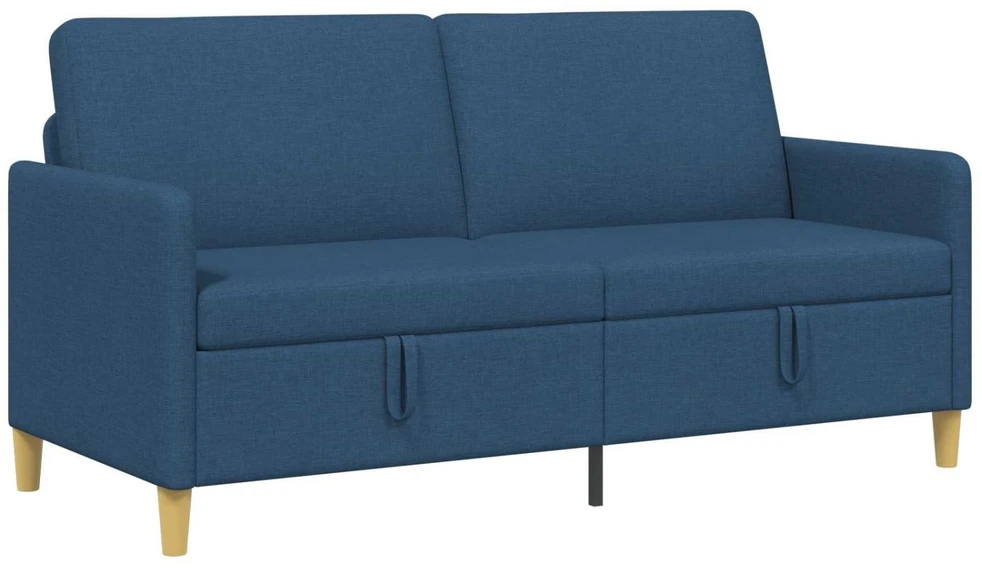 Sofa su saugojimo vieta Mėlyna 172 x 78 x 87 cm Poliesteris