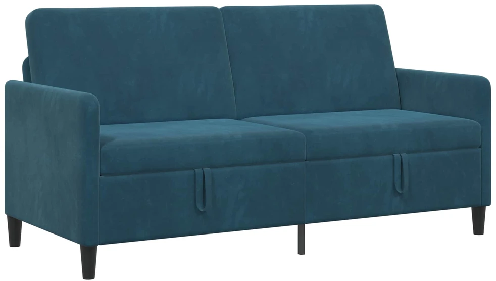 Sofa su saugojimo vieta Mėlyna 172 x 78 x 87 cm Poliesteris