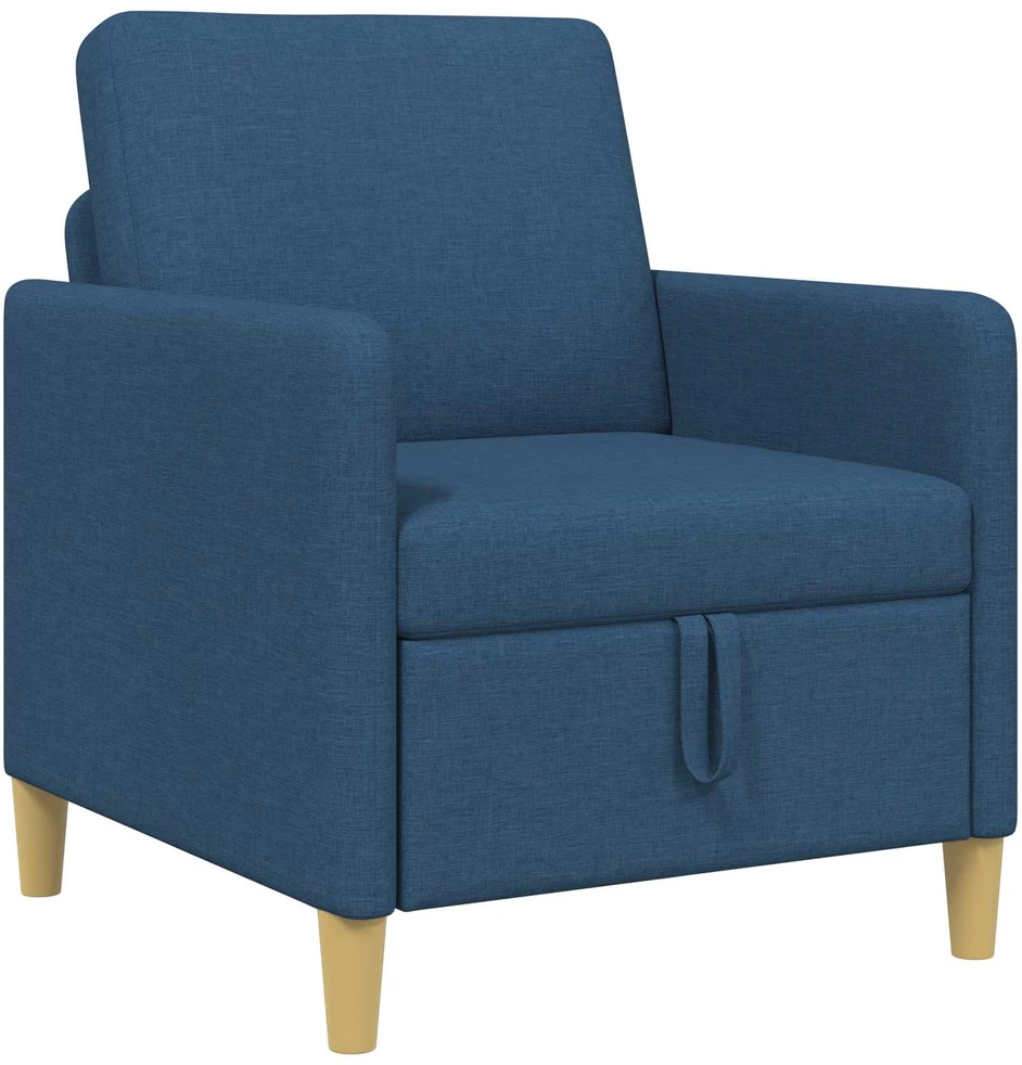 Sofa su saugojimo vieta Mėlyna 72 x 78 x 87 cm Poliesteris