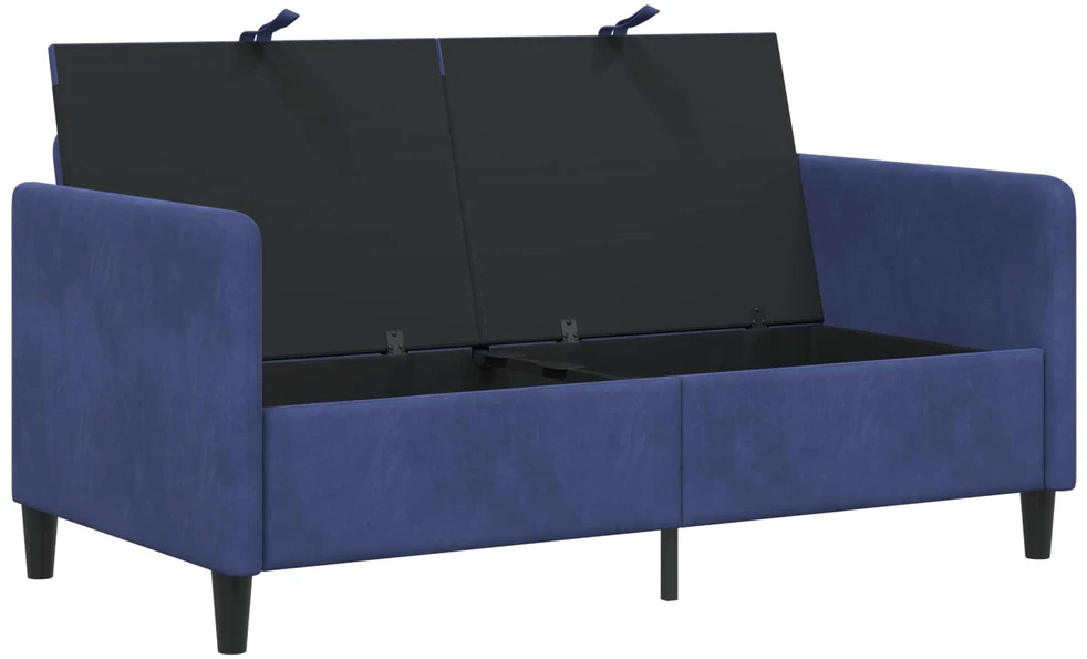 Sofa su saugojimo vieta Policijos mėlyna 152 x 78 x 87 cm
