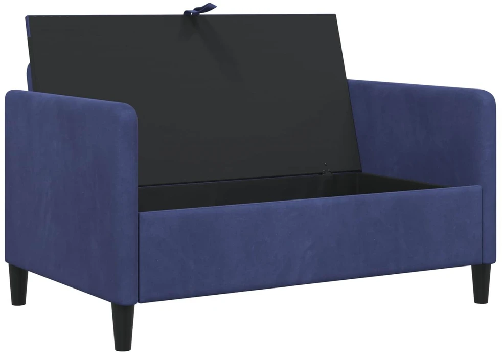 Sofa su saugojimo vieta Policijos mėlyna 122 x 78 x 87 cm