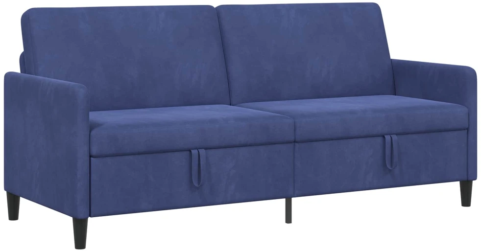 Sofa su saugojimo vieta Policijos mėlyna 192 x 78 x 87 cm