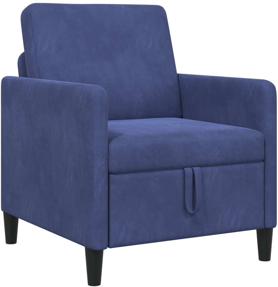 Sofa su saugojimo vieta Policijos mėlyna 72 x 78 x 87 cm