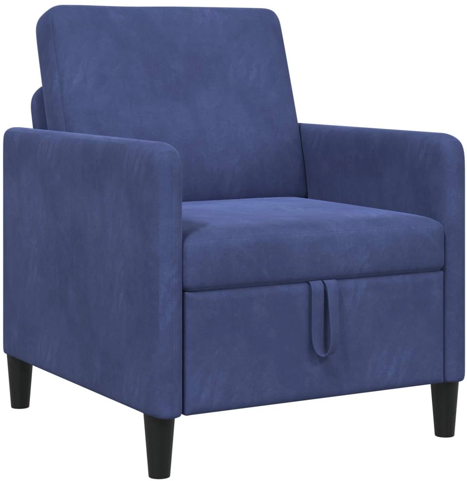 Sofa su saugojimo vieta Policijos mėlyna 72 x 78 x 87 cm