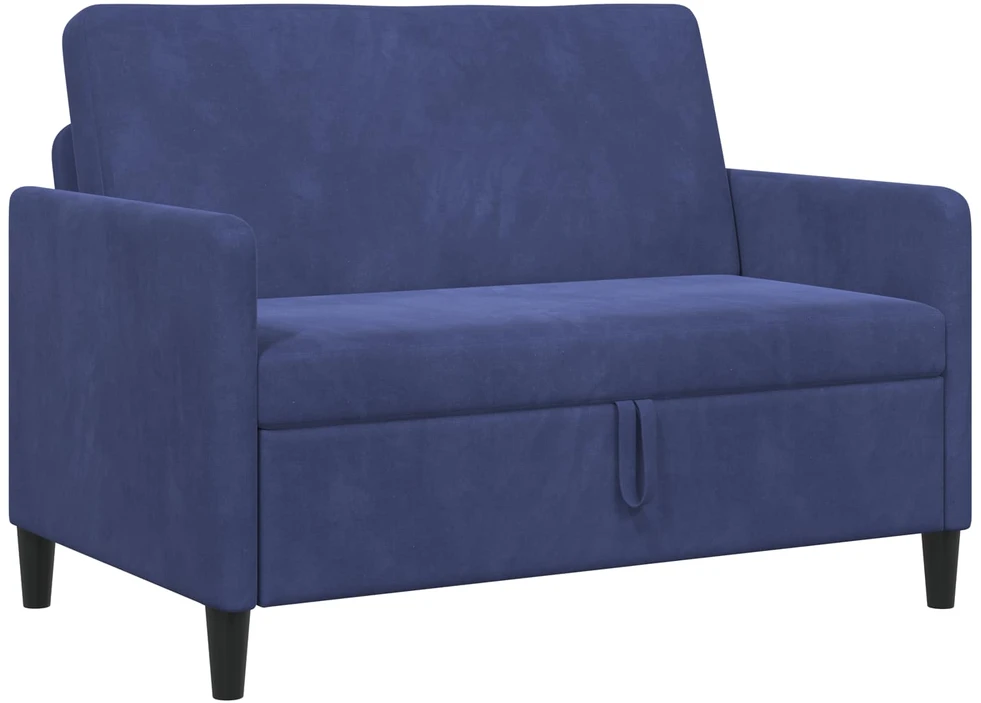 Sofa su saugojimo vieta Policijos mėlyna 122 x 78 x 87 cm